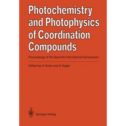 Photochemistry and Photophysics of Coordination Compounds Paperback, Springer