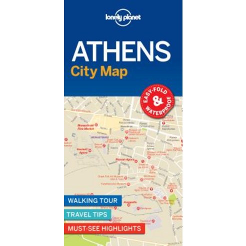 Lonely Planet Athens City Map Other