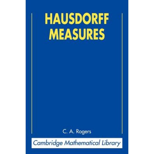 Hausdorff Measures Paperback, Cambridge University Press