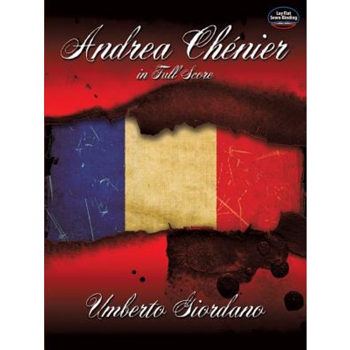 Andrea Chenier in Full Score Paperback, Dover Publications