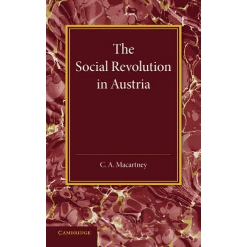 The Social Revolution in Austria, Cambridge University Press