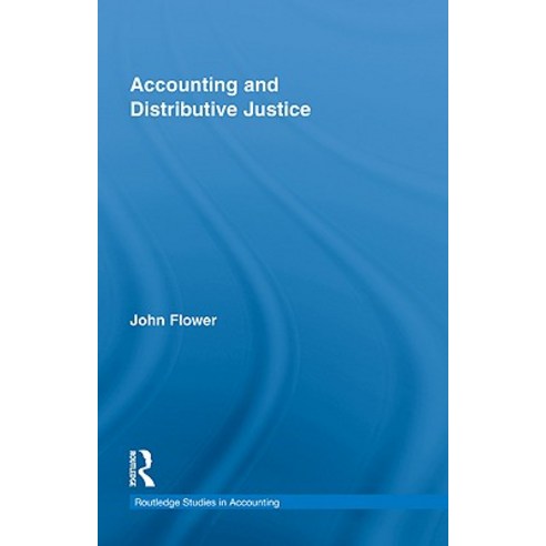 Accounting and Distributive Justice Hardcover, Routledge