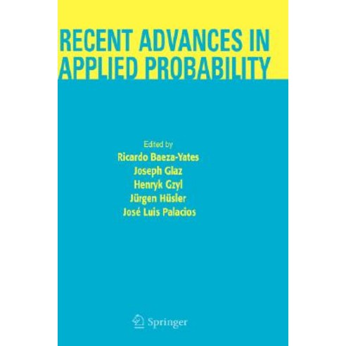 Recent Advances in Applied Probability Hardcover, Springer