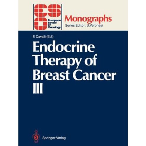 Endocrine Therapy of Breast Cancer III Paperback, Springer
