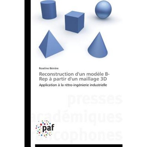 Reconstruction D''Un Modele B-Rep a Partir D''Un Maillage 3D = Reconstruction D''Un Moda]le B-Rep a Partir D''Un Maillage 3D Paperback, Academiques