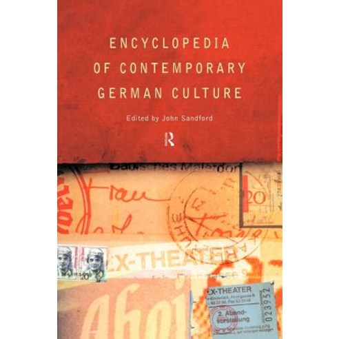 Encyclopedia of Contemporary German Culture Hardcover, Routledge