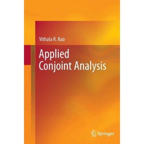 Applied Conjoint Analysis Paperback, Springer