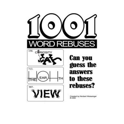 1001 Word Rebuses Paperback, Authorhouse