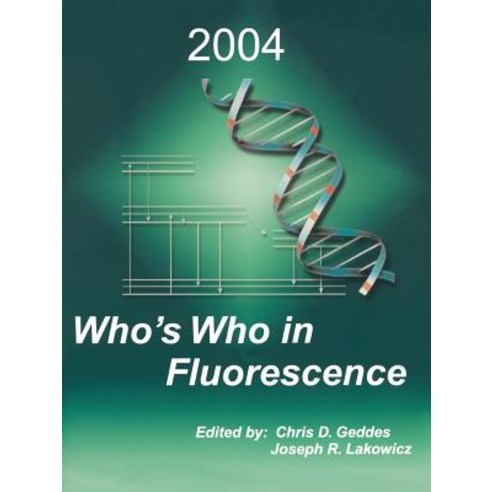 Who''s Who in Fluorescence 2004 Paperback, Springer
