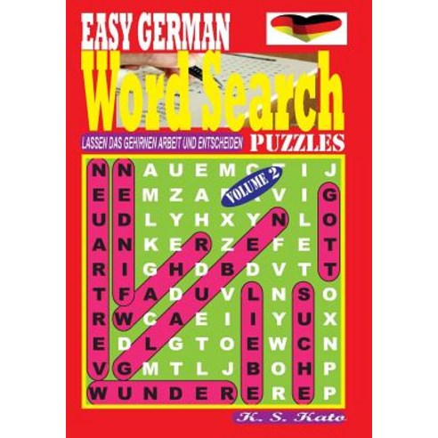 Easy German Word Search Puzzles. Vol. 2 Paperback, Createspace Independent Publishing Platform