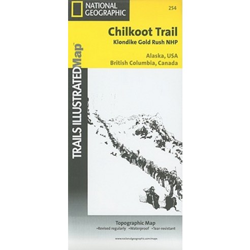 Chilkoot Trail Klondike Gold Rush National Historic Park Folded, National Geographic Maps