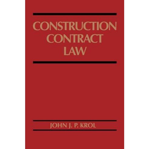 Construction Contract Law Hardcover, Wiley-Interscience