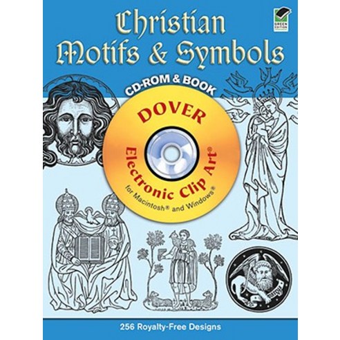 Christian Motifs and Symbols CD-ROM and Book [With CDROM] Paperback, Dover Publications