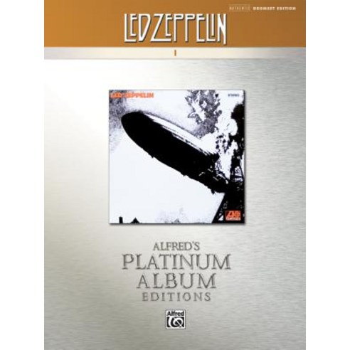 Led Zeppelin -- I Platinum Drums: Drum Transcriptions Paperback, Alfred Music