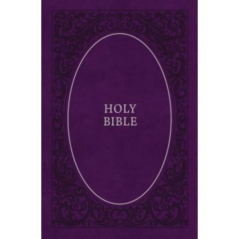 KJV Holy Bible Soft Touch Edition Imitation Leather Purple Comfort Print Imitation Leather, Thomas Nelson