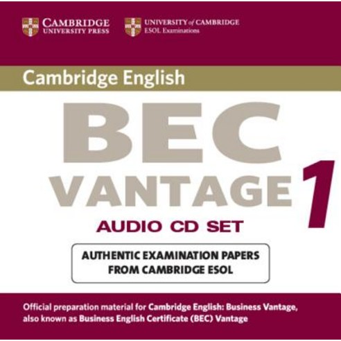 Cambridge Bec Vantage 1: Examination Papers from University of Cambridge ESOL Examinations Compact Disc, Cambridge University Press