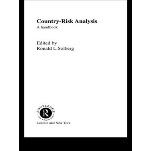 Country Risk Analysis: A Handbook Hardcover, Routledge