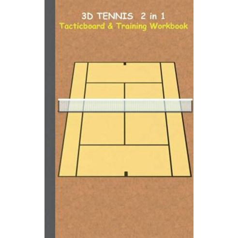 3D Tennis Tacticboard and Training Workbook Paperback, Books on Demand