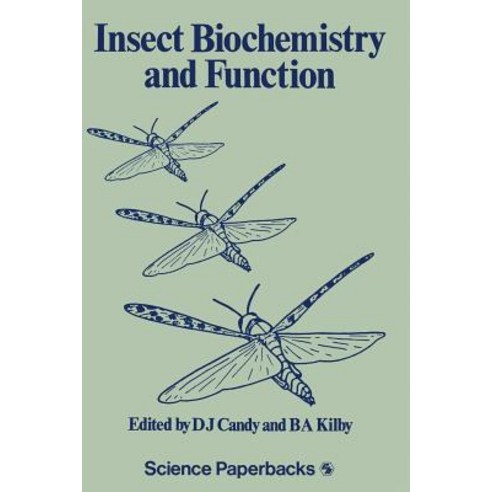 Insect Biochemistry and Function Hardcover, Springer