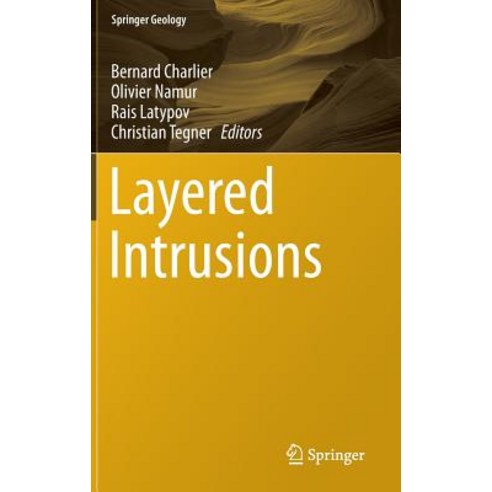 Layered Intrusions Hardcover, Springer
