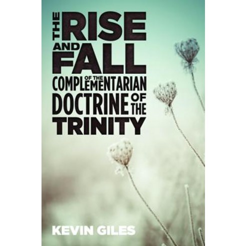 The Rise and Fall of the Complementarian Doctrine of the Trinity Hardcover, Cascade Books
