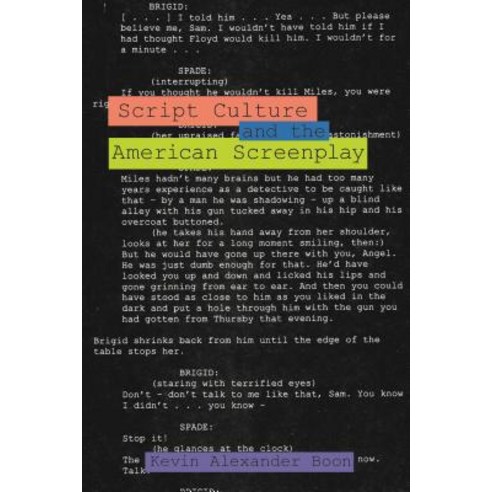 Script Culture and the American Screenplay Paperback, Wayne State ...