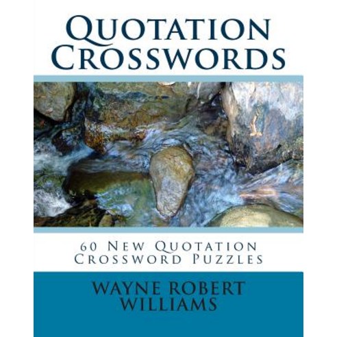 Quotation Crosswords Paperback, Createspace Independent Publishing Platform