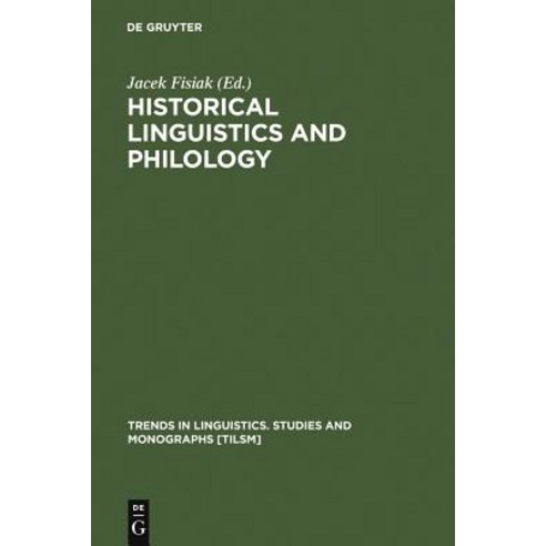 Historical Linguistics & Philology Hardcover, Walter de Gruyter