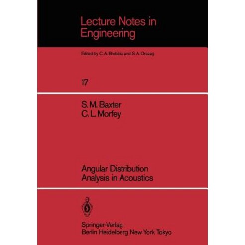 Angular Distribution Analysis in Acoustics Paperback, Springer
