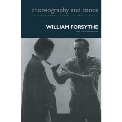 William Forsythe Hardcover, Routledge