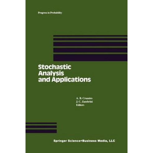 Stochastic Analysis and Applications: Proceedings of the 1989 Lisbon Conference Paperback, Birkhauser