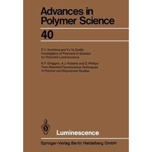 Luminescence Paperback, Springer