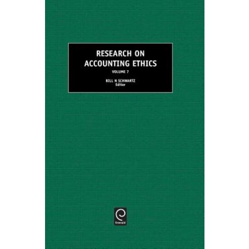 Research on Accounting Ethics Hardcover, JAI Press(NY)