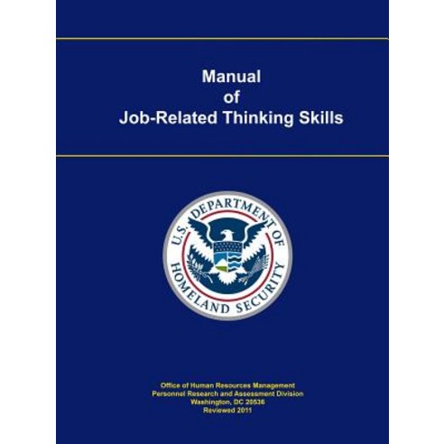 Manual of Job-Related Thinking Skills Paperback, Lulu.com