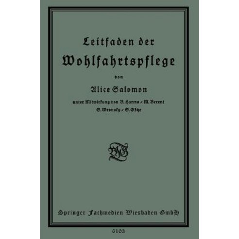 Leitfaden Der Wohlfahrtspflege Paperback, Vieweg+teubner Verlag