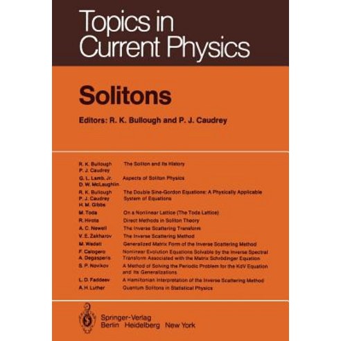 Solitons Paperback, Springer
