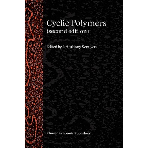 Cyclic Polymers Hardcover, Springer
