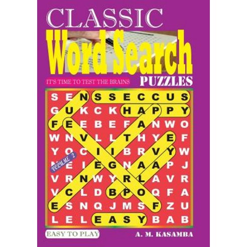 Classic Word Search Puzzles Paperback, Createspace Independent Publishing Platform