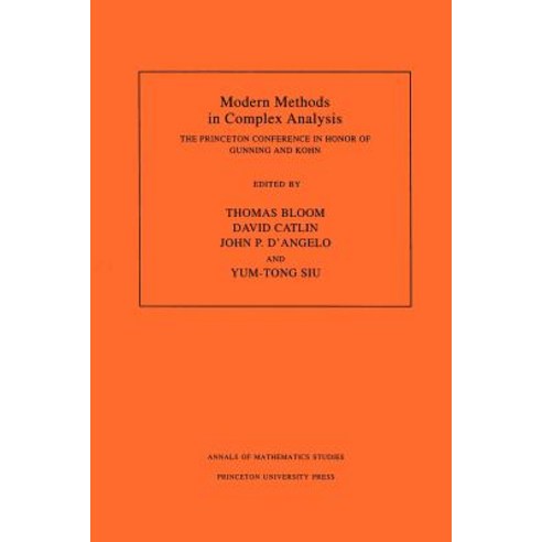 Modern Methods in Complex Analysis (Am-137) Volume 137: The Princeton Conference in Honor of Gunning ..., Princeton University Press