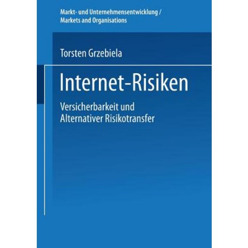 Internet-Risiken: Versicherbarkeit Und Alternativer Risikotransfer, Deutscher Universitatsverlag