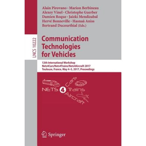 Communication Technologies for Vehicles: 12th International Workshop Nets4cars/Nets4trains/Nets4aircr..., Springer