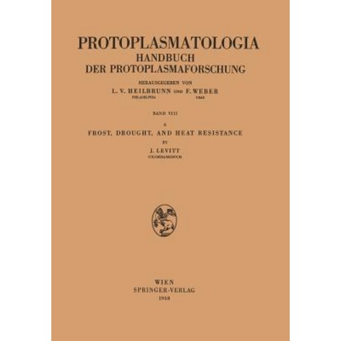 Frost Drought and Heat Resistance, Springer