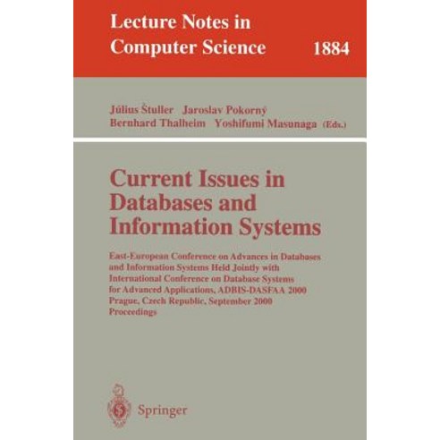 Current Issues in Databases and Information Systems: East-European ...