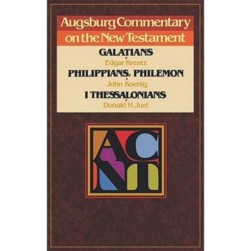Acnt Galatians Phillippians, Augsburg Fortress Publishing