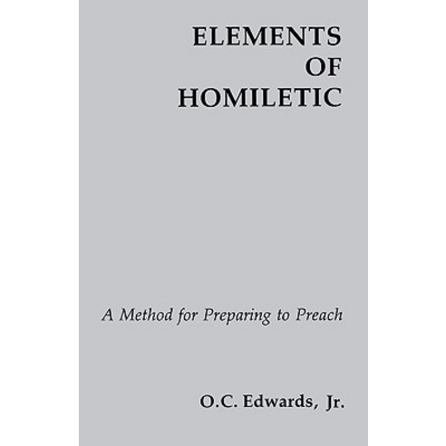 Elements of Homiletic, Pueblo Books