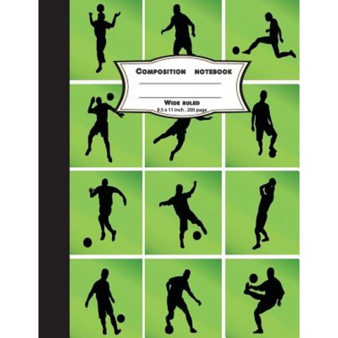 Composition Notebook Wide Ruled 8.5 X 11 Inch 200 Page Green ...