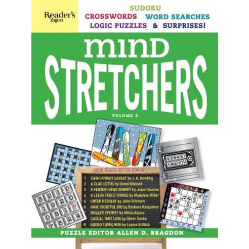 Reader''s Digest Mind Stretchers Puzzle Book Vol. 3: Number Puzzles Crosswords Word Searches Logic P..., Reader''s Digest Association