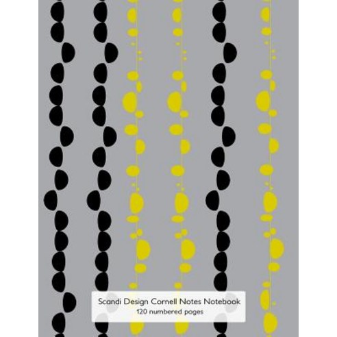 Scandi Design Cornell Notes Notebook 120 Numbered Pages: Journal for ...