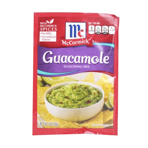 Mccormick 구아카몰 시즈닝 믹스, 28g, 1개