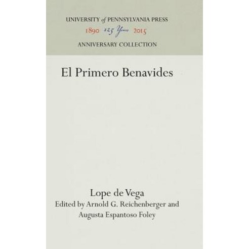 El Primero Benavides Hardcover, University of Pennsylvania Press